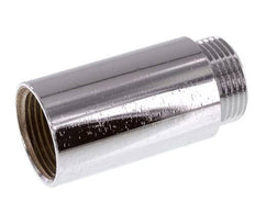 G 1'' F/M Messing verchromt Verlängerung DIN 3523 - 65 mm