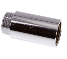 G 1'' F/M Messing verchromt Verlängerung DIN 3523 - 65 mm