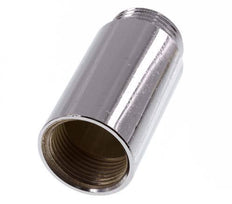 G 1'' F/M Messing verchromt Verlängerung DIN 3523 - 65 mm