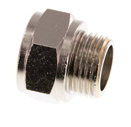 G 1/2'' F/M Vernickeltes Messing Verlängerung 16 Bar - 16 mm [2 Stück]