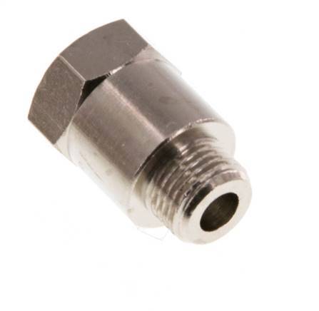 G 1/8'' F/M Nickel plated Brass Extension 16 Bar - 16 mm [5 Pieces]