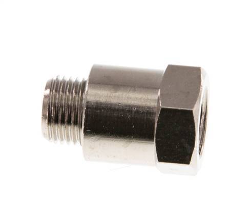 G 1/8'' F/M Nickel plated Brass Extension 16 Bar - 16 mm [5 Pieces]