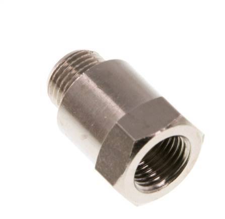G 1/8'' F/M Nickel plated Brass Extension 16 Bar - 16 mm [5 Pieces]