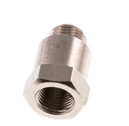 G 1/8'' F/M Nickel plated Brass Extension 16 Bar - 16 mm [5 Pieces]