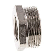 G 3/4'' x G 1 1/4'' F/M Reduzierring aus vernickeltem Messing 16 bar