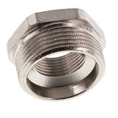 G 3/4'' x G 1 1/4'' F/M Reduzierring aus vernickeltem Messing 16 bar