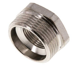 G 3/4'' x G 1 1/4'' F/M Reduzierring aus vernickeltem Messing 16 bar