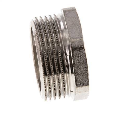 G 3/4'' x G 1 1/4'' F/M Reduzierring aus vernickeltem Messing 16 bar