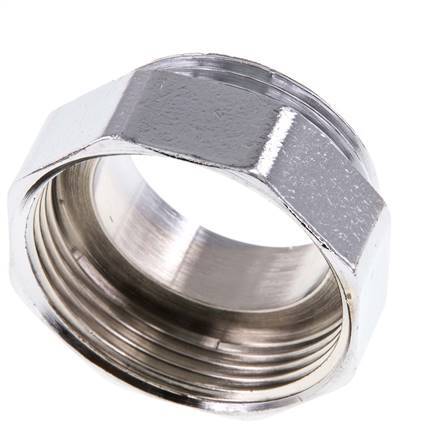 G 1 1/2'' x G 1 1/4'' F/M Nickel plated Brass Reducing Ring 16 Bar