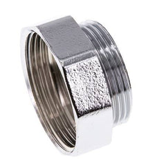 G 1 1/2'' x G 1 1/4'' F/M Nickel plated Brass Reducing Ring 16 Bar
