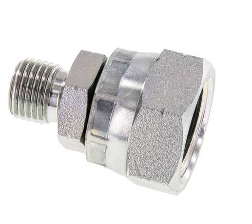 G 1/2'' x G 1/4'' F/M Verzinkter Stahl Reduzierstück 300 Bar - Hydraulik