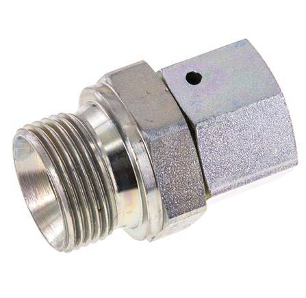 G 1/2'' x G 3/4'' F/M Verzinkter Stahl Reduzierstück 300 Bar - Hydraulik