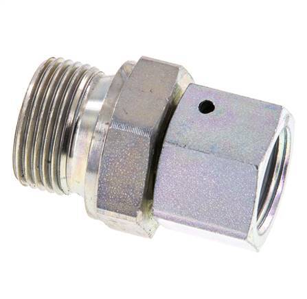 G 1/2'' x G 3/4'' F/M Verzinkter Stahl Reduzierstück 300 Bar - Hydraulik