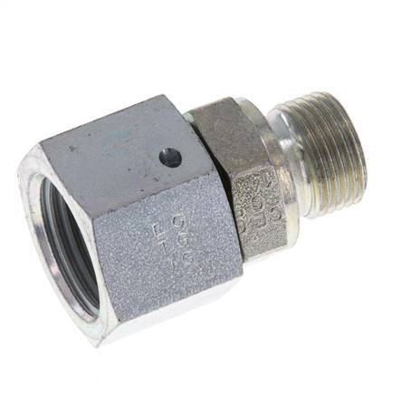 G 1/2'' x G 3/8'' F/M Verzinkter Stahl Reduzierstück 300 Bar - Hydraulik