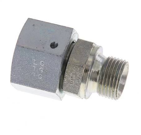 G 1/2'' x G 3/8'' F/M Verzinkter Stahl Reduzierstück 300 Bar - Hydraulik