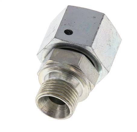 G 1/2'' x G 3/8'' F/M Verzinkter Stahl Reduzierstück 300 Bar - Hydraulik