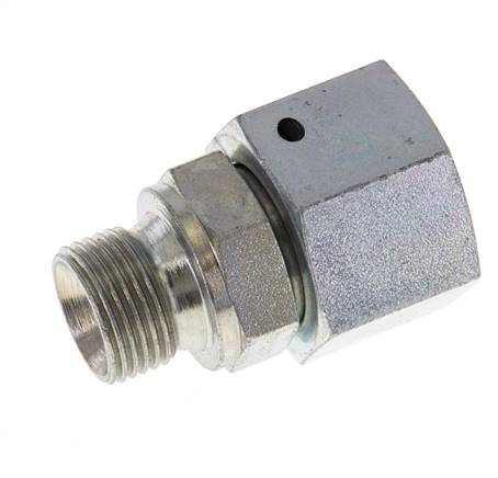 G 1/2'' x G 3/8'' F/M Verzinkter Stahl Reduzierstück 300 Bar - Hydraulik