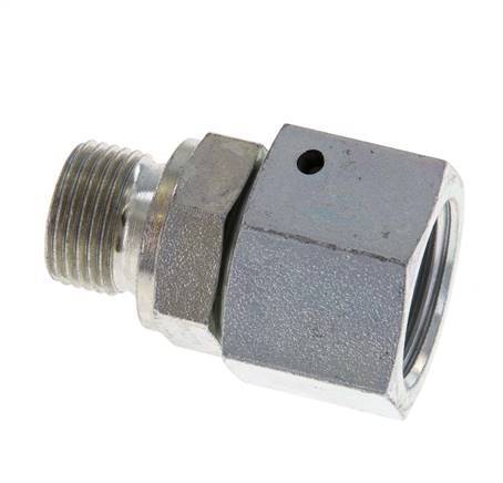 G 1/2'' x G 3/8'' F/M Verzinkter Stahl Reduzierstück 300 Bar - Hydraulik