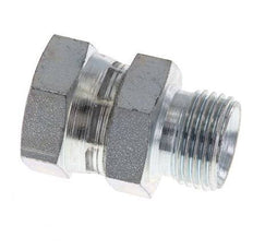G 1/2'' F/M Zinc plated Steel Reducing Adapter 300 Bar - Hydraulic