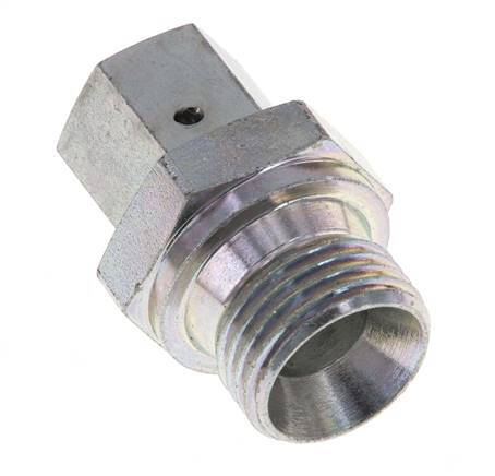 G 1/4'' x G 1/2'' F/M Zinc plated Steel Reducing Adapter 350 Bar - Hydraulic