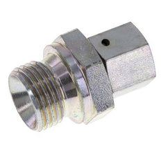 G 1/4'' x G 1/2'' F/M Zinc plated Steel Reducing Adapter 350 Bar - Hydraulic