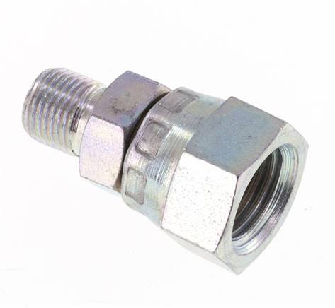 G 1/4'' x G 1/8'' F/M Verzinkter Stahl Reduzierstück 400 bar - Hydraulik