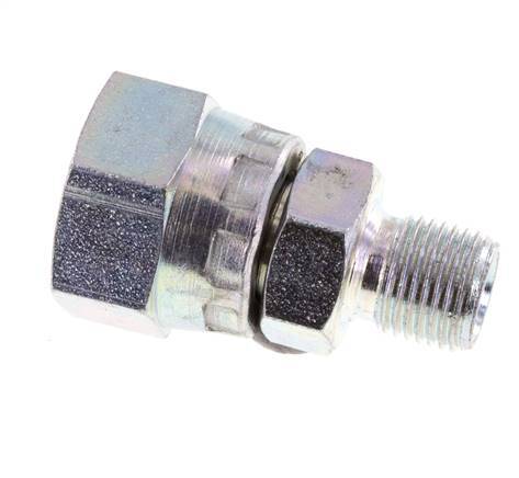 G 1/4'' x G 1/8'' F/M Verzinkter Stahl Reduzierstück 400 bar - Hydraulik