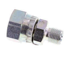 G 1/4'' x G 1/8'' F/M Zinc plated Steel Reducing Adapter 400 Bar - Hydraulic