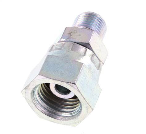 G 1/4'' x G 1/8'' F/M Verzinkter Stahl Reduzierstück 400 bar - Hydraulik
