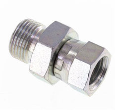 G 1/4'' x G 3/8'' F/M Verzinkter Stahl Reduzieradapter 325 bar - hydraulisch