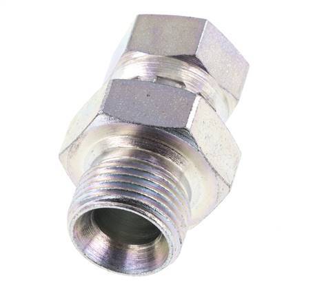 G 1/4'' x G 3/8'' F/M Verzinkter Stahl Reduzieradapter 325 bar - hydraulisch