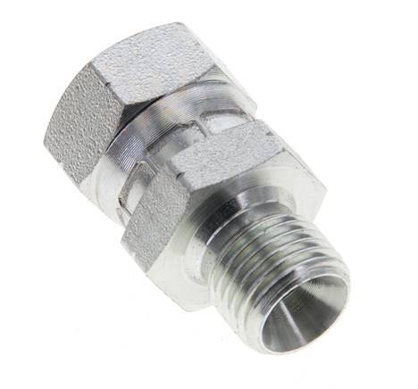 G 1/4'' F/M Verzinkter Stahl Reduzierstück 350 bar - Hydraulik [2 Stück]