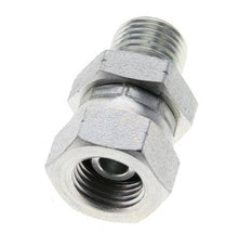 G 1/4'' F/M Zinc plated Steel Reducing Adapter 350 Bar - Hydraulic [2 Pieces]