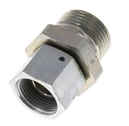 G 3/4'' x G 1'' F/M Zinc plated Steel Reducing Adapter 175 Bar - Hydraulic