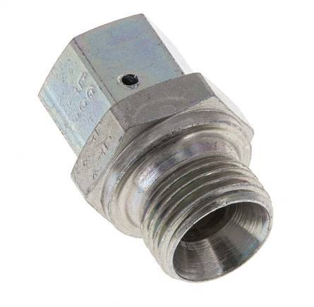 G 3/8'' x G 1/2'' F/M Verzinkter Stahl Reduzierstück 350 bar - Hydraulik