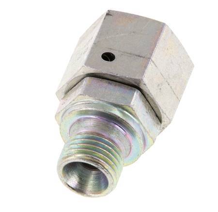 G 3/8'' x G 1/4'' F/M Verzinkter Stahl Reduzierstück 350 bar - Hydraulik
