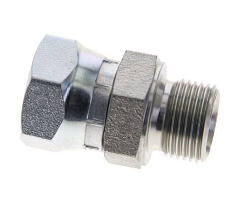 G 3/8'' F/M Verzinkter Stahl Reduzieradapter 325 bar - Hydraulik [2 Stück]