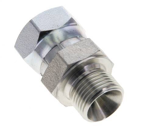 G 3/8'' F/M Verzinkter Stahl Reduzieradapter 325 bar - Hydraulik [2 Stück]