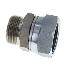 G 1 1/2'' x G 1 1/4'' F/M Verzinkter Stahl Reduzieradapter 125 bar - Hydraulisch