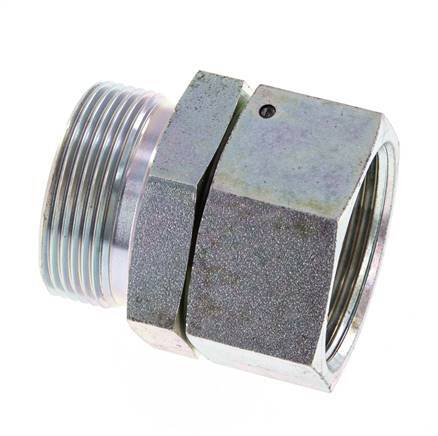 G 1 1/2'' F/M Verzinkter Stahl Reduzierstück 125 Bar - Hydraulik