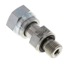 UN 11/16''-16 x G 1/4'' F/M Zinc plated Steel Reducing Adapter ORFS 630 Bar - Hydraulic