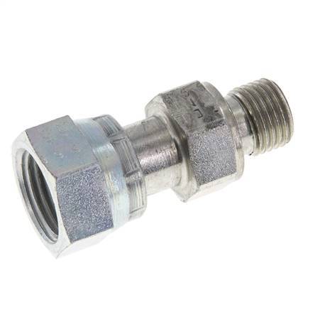 UN 11/16''-16 x G 1/4'' F/M Verzinkter Stahl Reduzieradapter ORFS 630 Bar - Hydraulisch