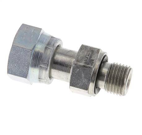 UN 11/16''-16 x G 1/4'' F/M Verzinkter Stahl Reduzieradapter ORFS 630 Bar - Hydraulisch
