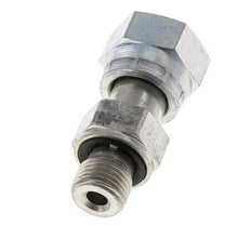 UN 11/16''-16 x G 1/4'' F/M Verzinkter Stahl Reduzieradapter ORFS 630 Bar - Hydraulisch