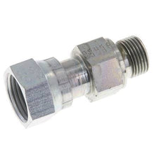 UN 13/16''-16 x G 3/8'' F/M Verzinkter Stahl Reduzieradapter ORFS 630 Bar - Hydraulisch