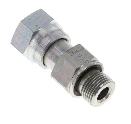 UN 13/16''-16 x G 3/8'' F/M Verzinkter Stahl Reduzieradapter ORFS 630 Bar - Hydraulisch