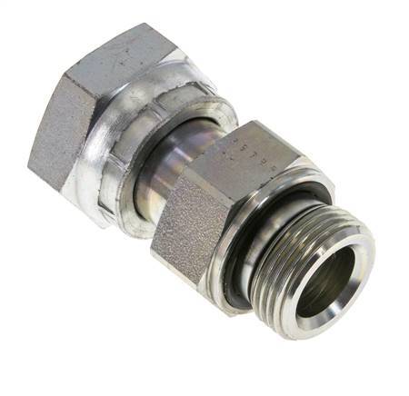 UN 1-7/16''-12 x G 1'' F/M Verzinkter Stahl Reduzieradapter ORFS 400 Bar - Hydraulisch