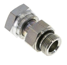 UN 1-7/16''-12 x G 1'' F/M Verzinkter Stahl Reduzieradapter ORFS 400 Bar - Hydraulisch