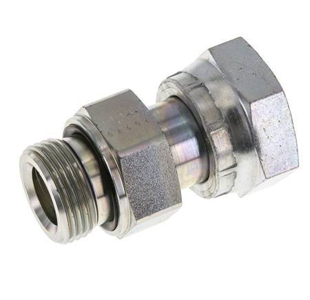 UN 1-7/16''-12 x G 1'' F/M Verzinkter Stahl Reduzieradapter ORFS 400 Bar - Hydraulisch