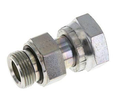 UN 1-7/16''-12 x G 1'' F/M Verzinkter Stahl Reduzieradapter ORFS 400 Bar - Hydraulisch